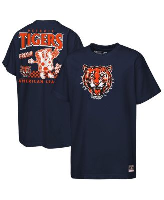Big Boys and Girls Navy Detroit Tigers Cooperstown Concession T-Shirt