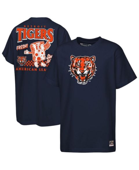 Детская футболка Mitchell & Ness Navy Detroit Tigers Cooperstown Concession