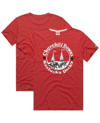 Men's Red Kentucky Derby Twin Spires Tri-Blend T-Shirt