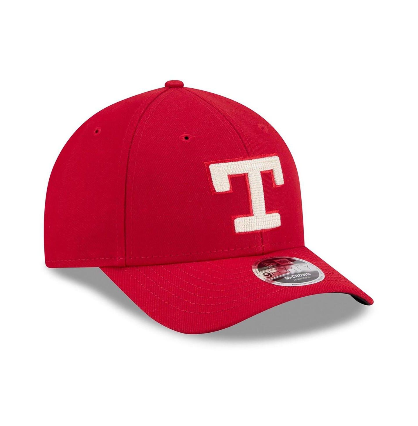 Мужская кепка New Era Red Texas Rangers 2026 City Connect 9FORTY M-Crown Adjustable Hat — фото 3