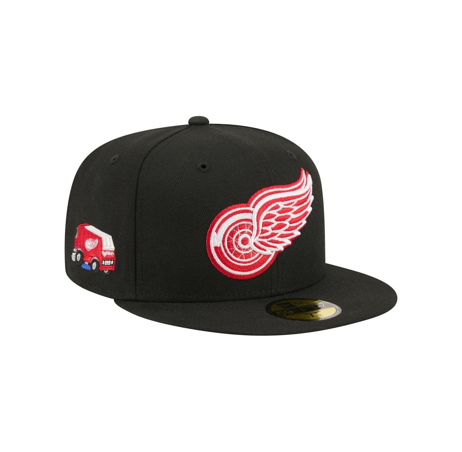 Men's Black Detroit Red Wings Zamboni 59FIFTY Fitted Hat