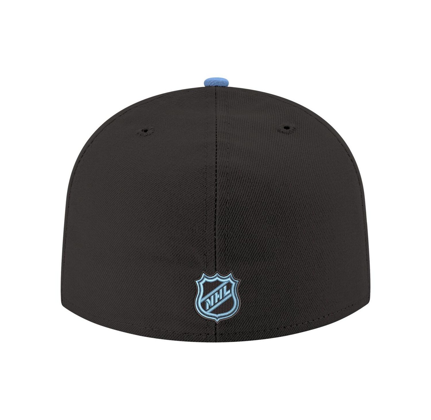 Men's Black Utah Mammoth Core Logo Two-Tone 59FIFTY Fitted Hat