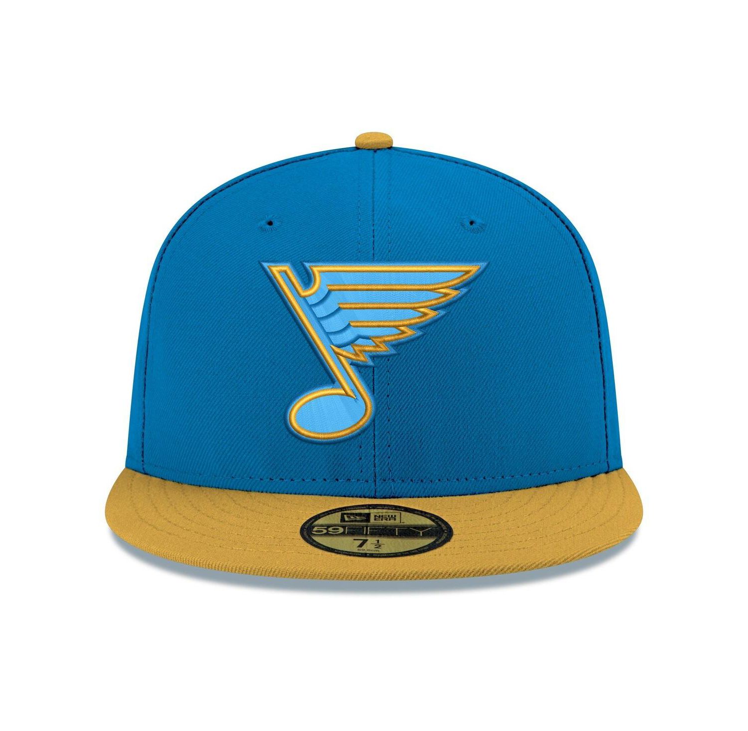 Men's Blue St. Louis Blues Core Logo Two-Tone 59FIFTY Fitted Hat