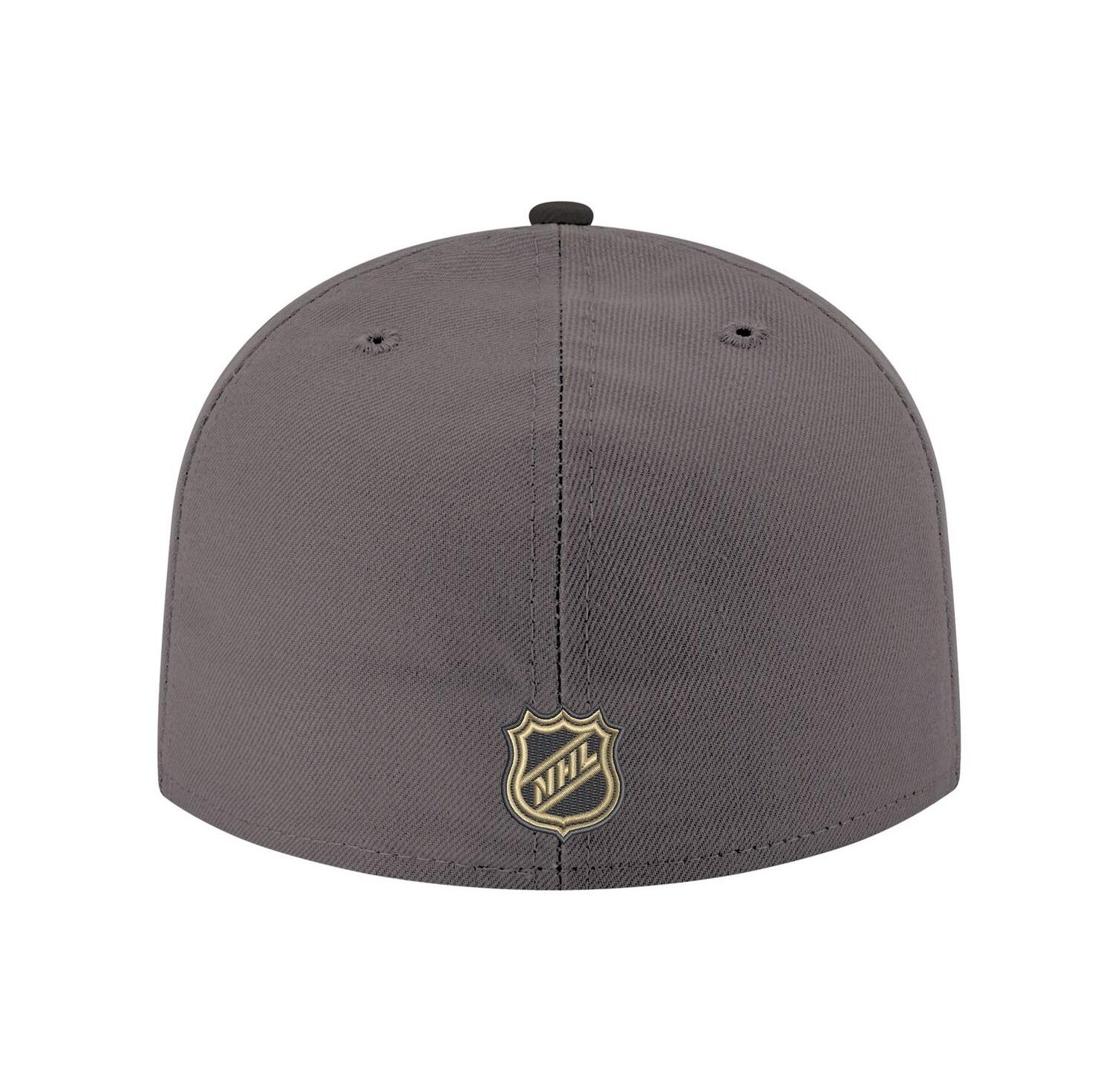 Men's Gray Vegas Golden Knights Core Logo Two-Tone 59FIFTY Fitted Hat