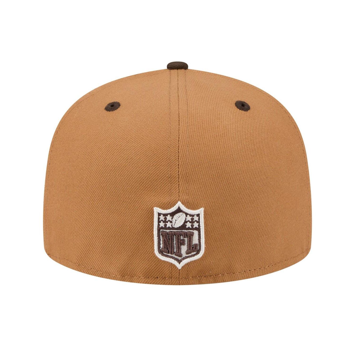 Men's Light Brown/Dark Brown Buffalo Bills Two-Tone Walnut 59FIFTY Fitted Hat