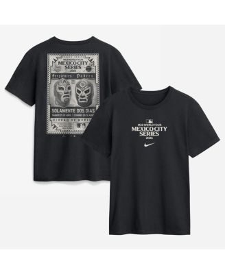 Men's Black San Diego Padres vs. Arizona Diamondbacks MLB World Tour: Mexico City Series Match Up T-Shirt