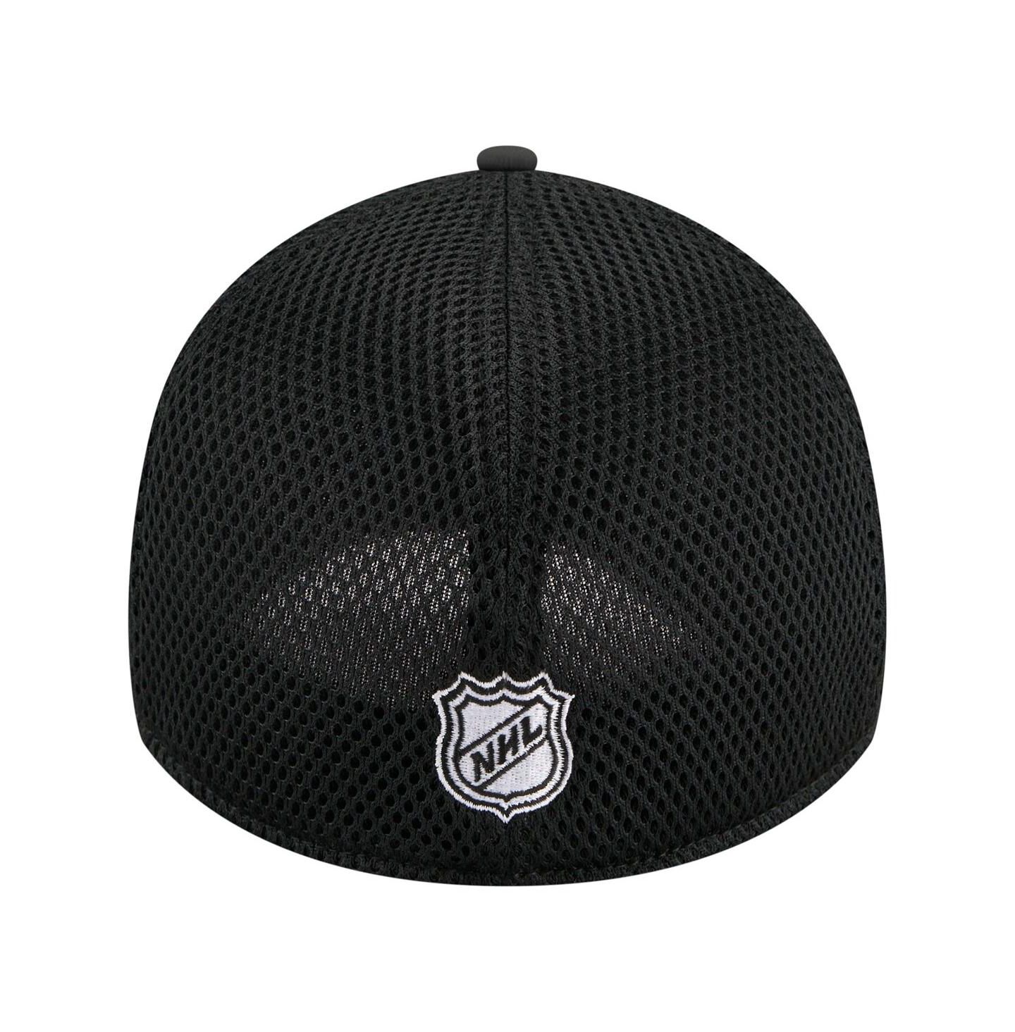 Мужская кепка New Era Black Vegas Golden Knights Logo 39THIRTY Flex Hat — фото 4