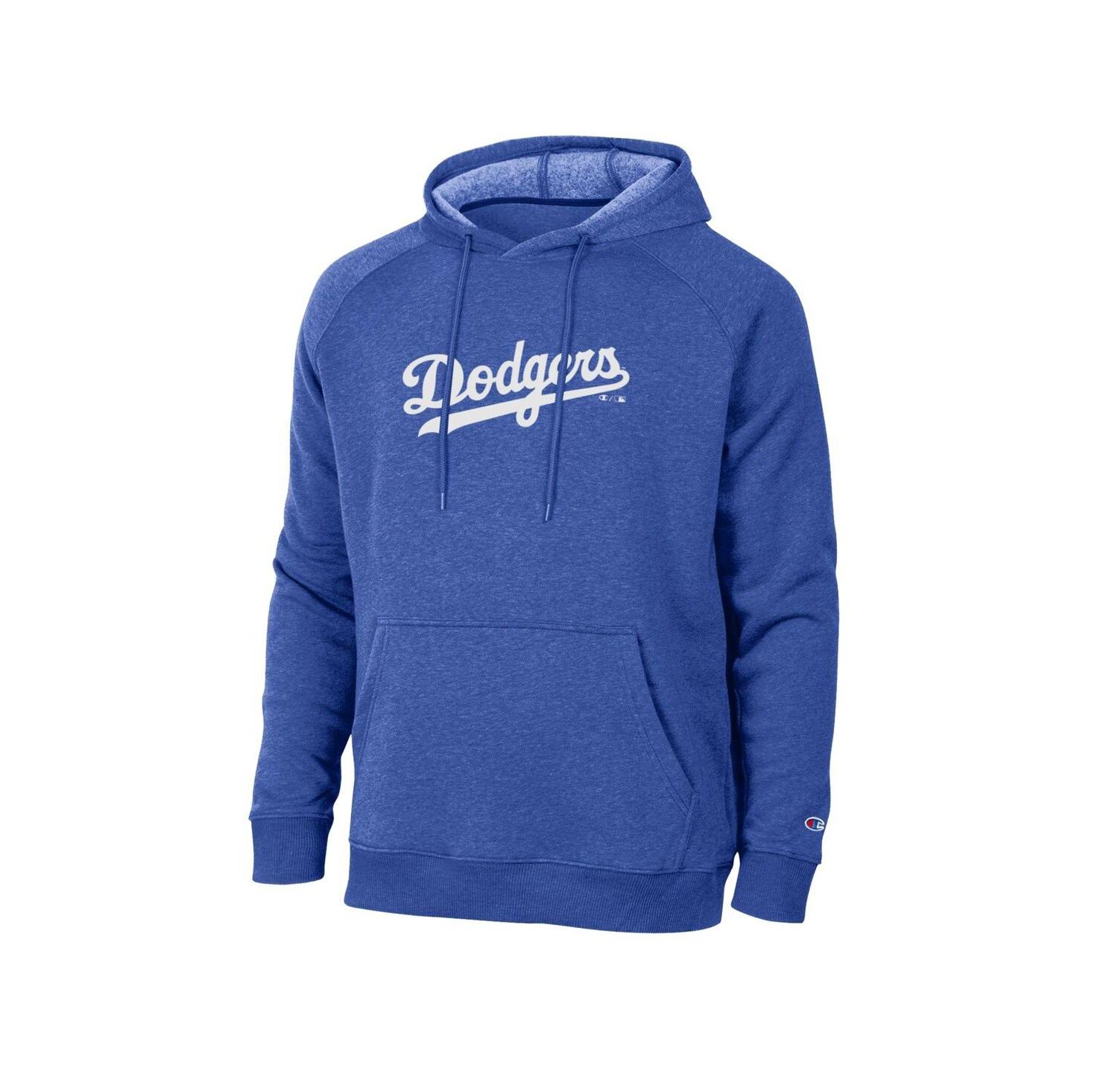 Men's Royal Los Angeles Dodgers Triumph Tri-Blend Raglan Hoodie