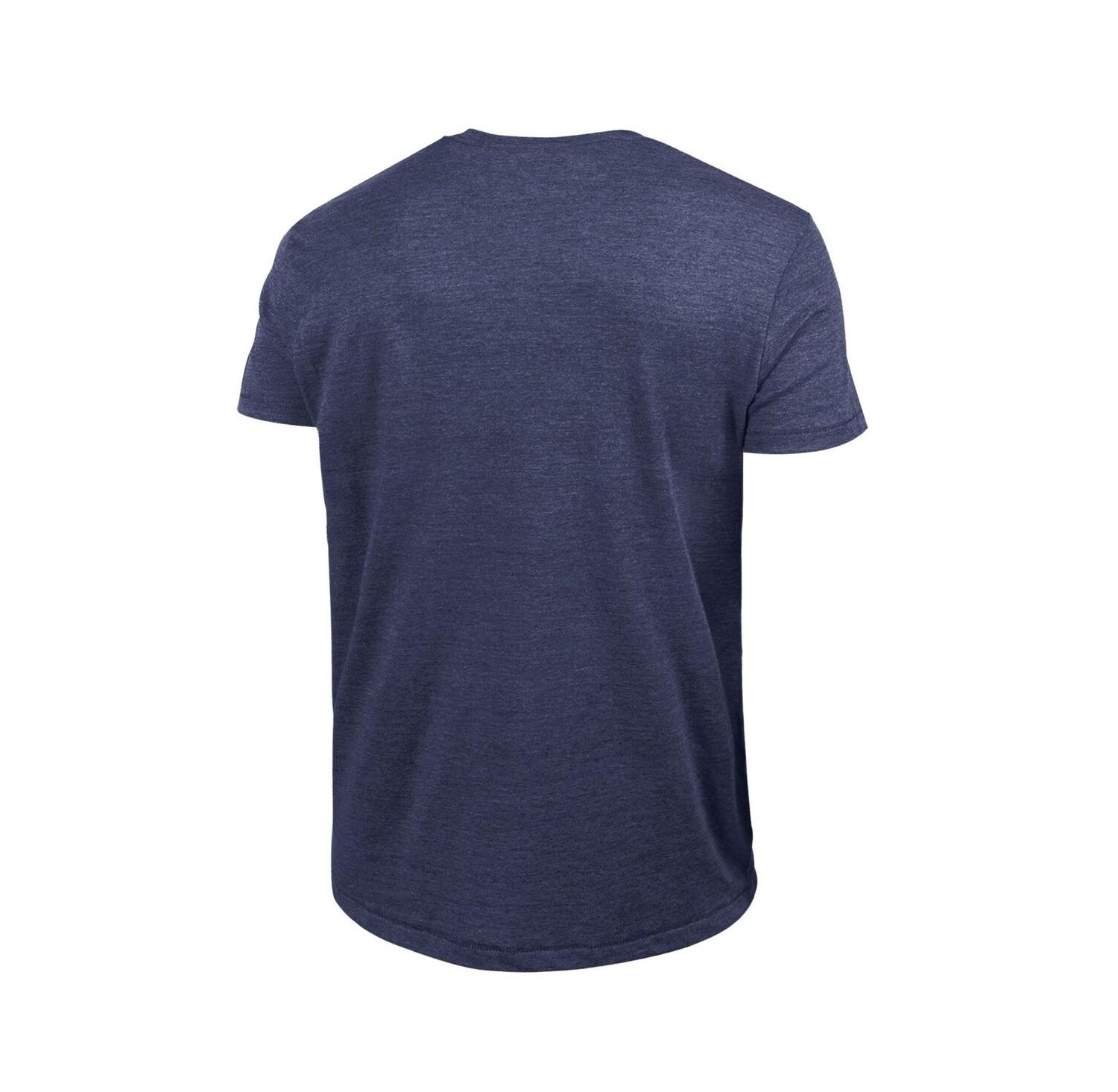 Men's Navy Chicago White Sox Cooperstown Logo Tri-Blend T-Shirt