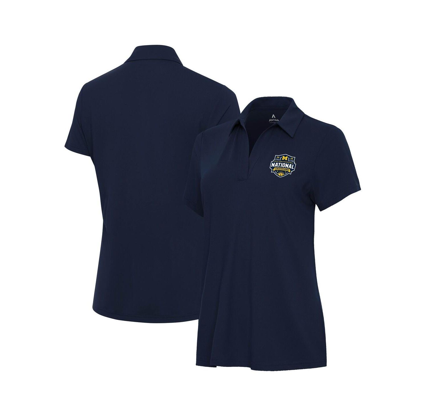 Men's Navy Michigan Wolverines 2026 NCAA Men's Basketball National Champions Victory Quarter-Zip Sweatshirt