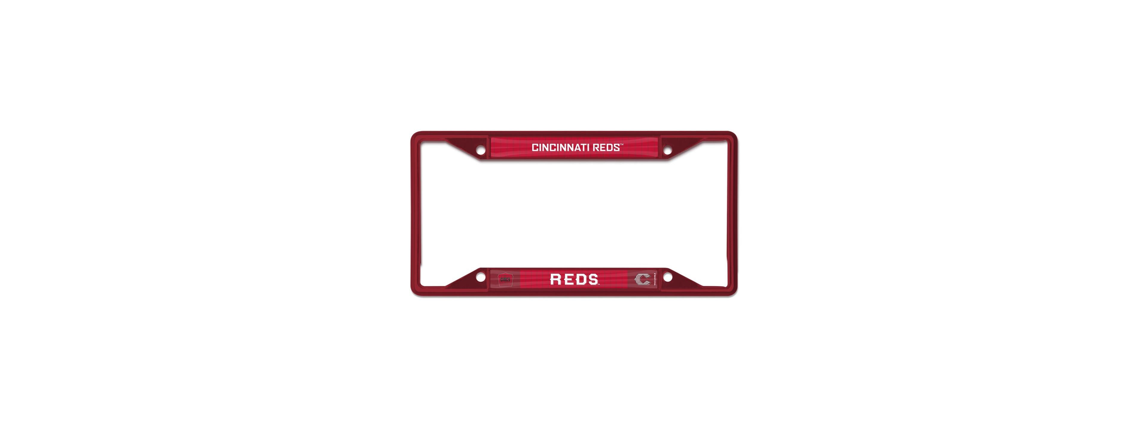 Wincraft Cincinnati Reds 2026 City Connect Laser Cut Metal License Plate Frame