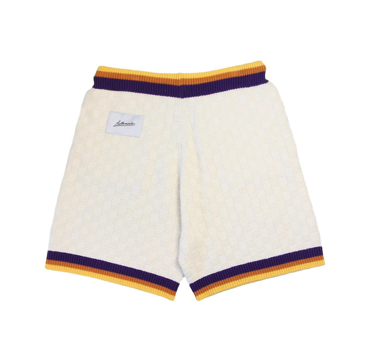 Men's and Women's Cream Phoenix Suns Solar Flare Premium Knit Shorts
