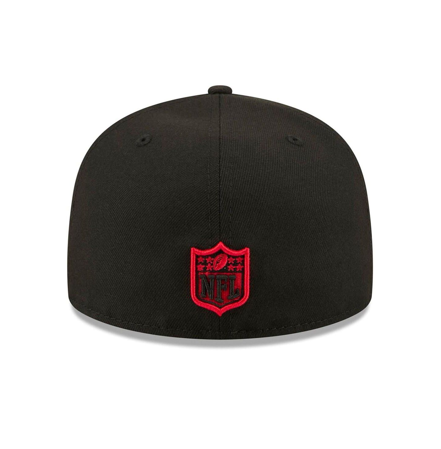 Мужская бейсболка New Era San Francisco 49ers 80th Anniversary 59FIFTY, Black — фото 4