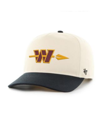 Men's Natural/Black Washington Commanders Hitch Adjustable Hat