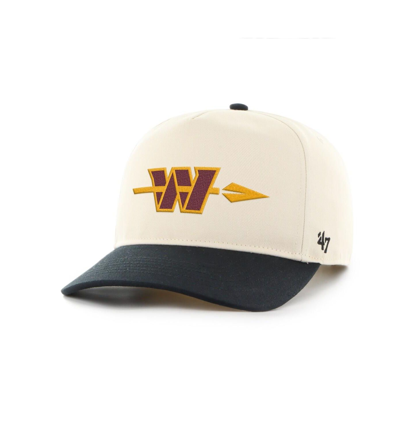 Мужская кепка '47 Brand Natural/Black Washington Commanders Hitch Adjustable Hat — фото 1