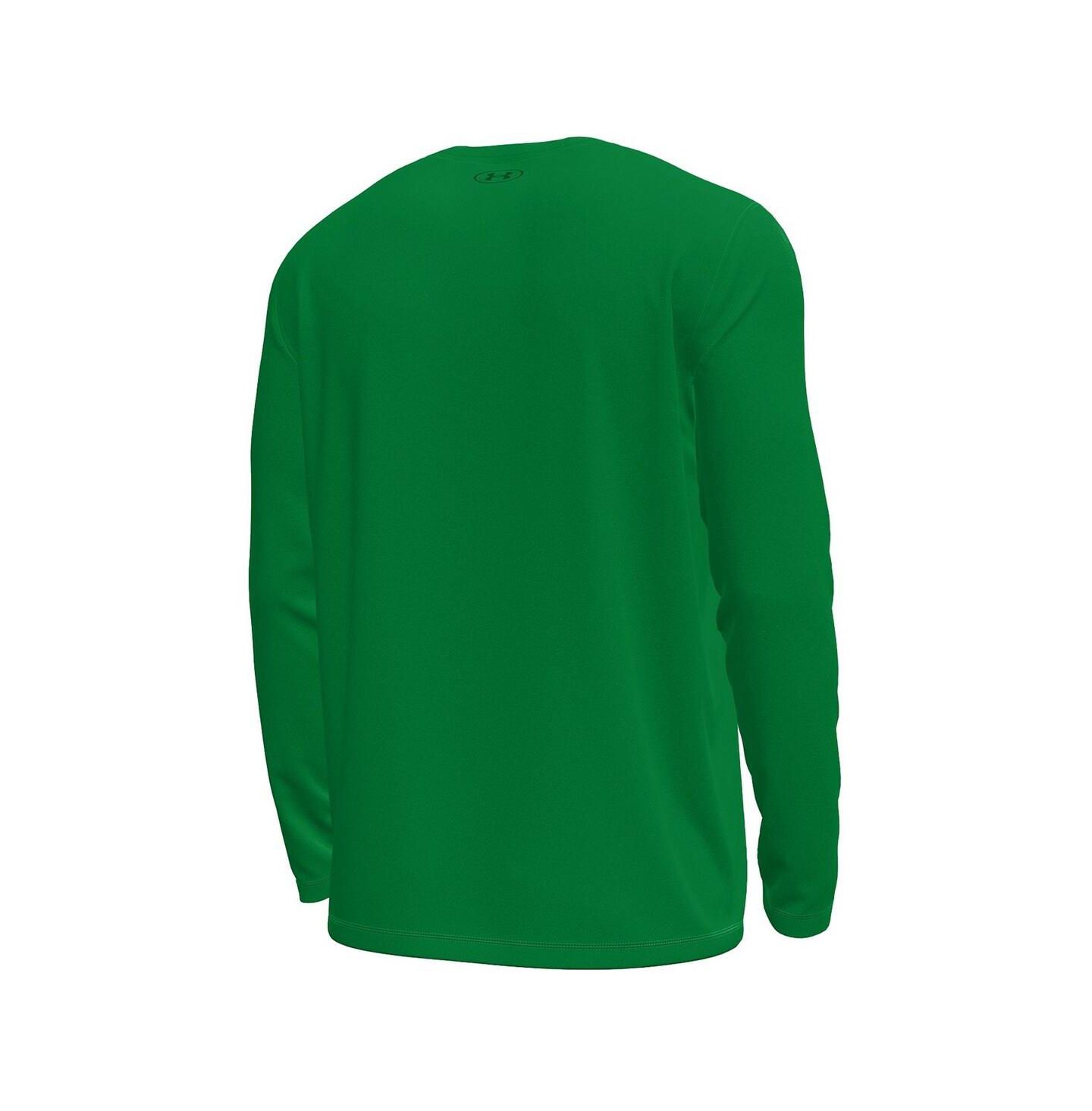 Мужская футболка Under Armour Kelly Green Notre Dame Fighting Irish Golf Leprechaun Tech Stretch Long Sleeve — фото 3
