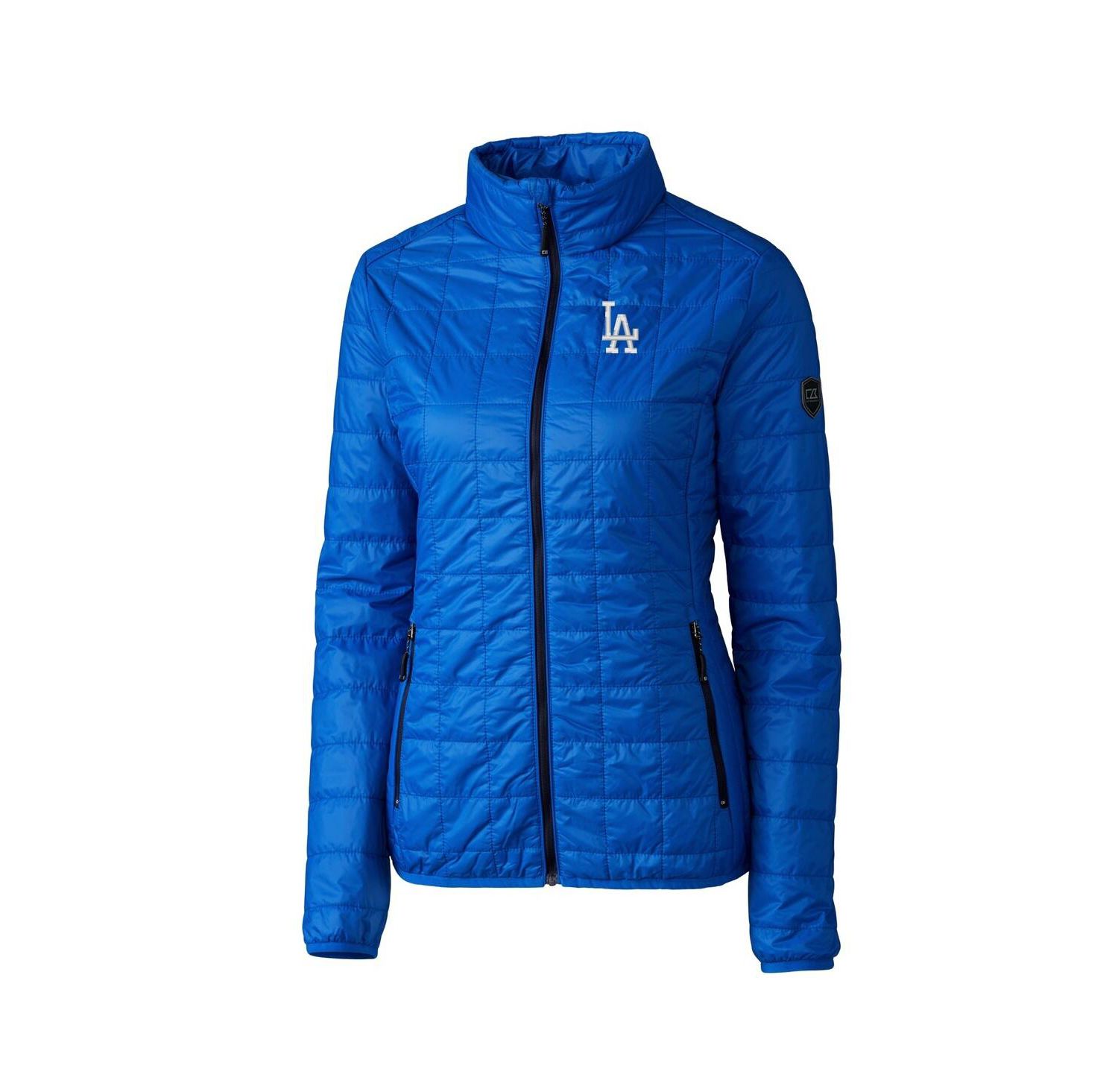 Women's Royal Los Angeles Dodgers Rainier PrimaLoft Eco Insulated Full-Zip Puffer Jacket