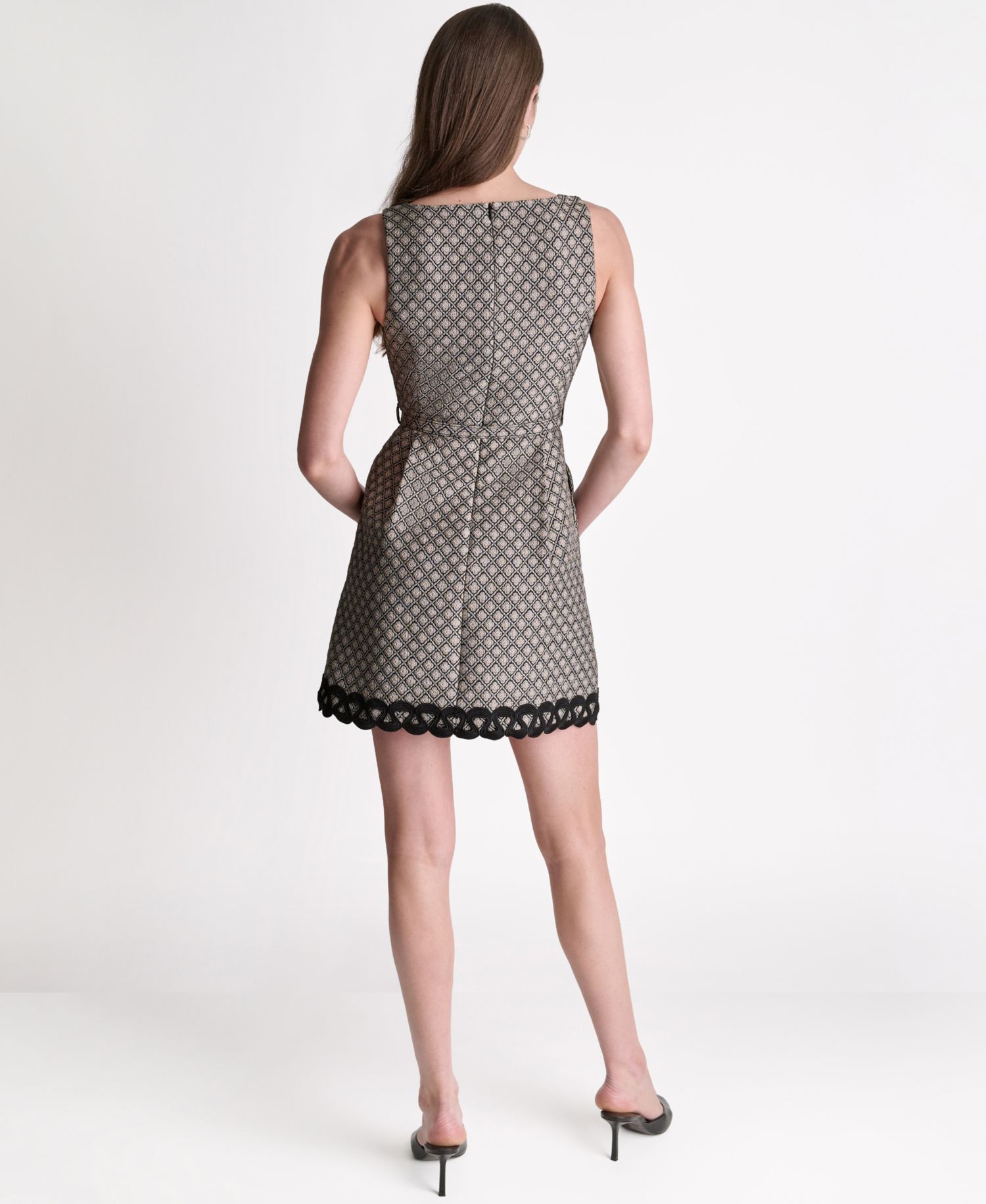 Women's Scoop Neck Mini Dress