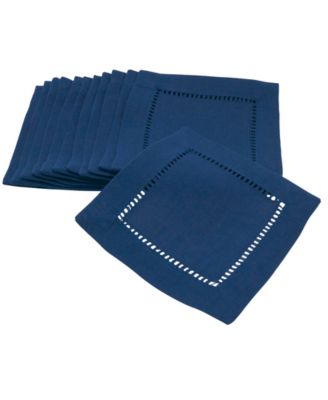Hemstitched Border Napkins, Set of 12