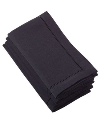 Hemstitched Border Napkins, Set of 4