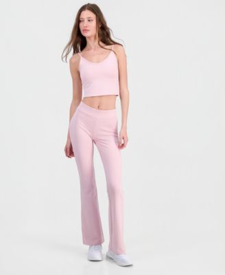 GUESS Women's Syrma Cropped Sleeveless Top & Syrma Flare Leggings