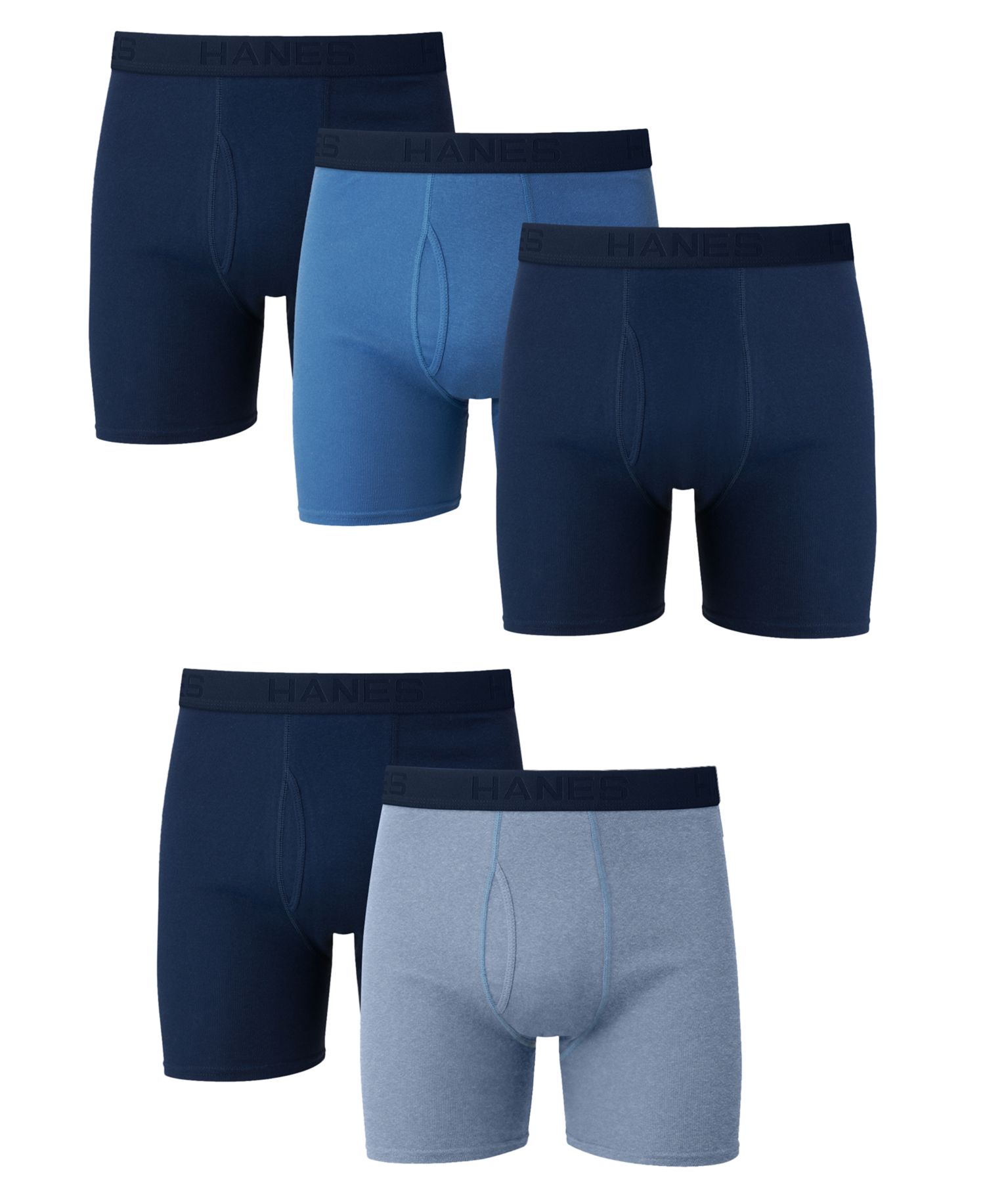 Men's Ultimate Stretch-Fit Boxer Briefs, 5-Pack