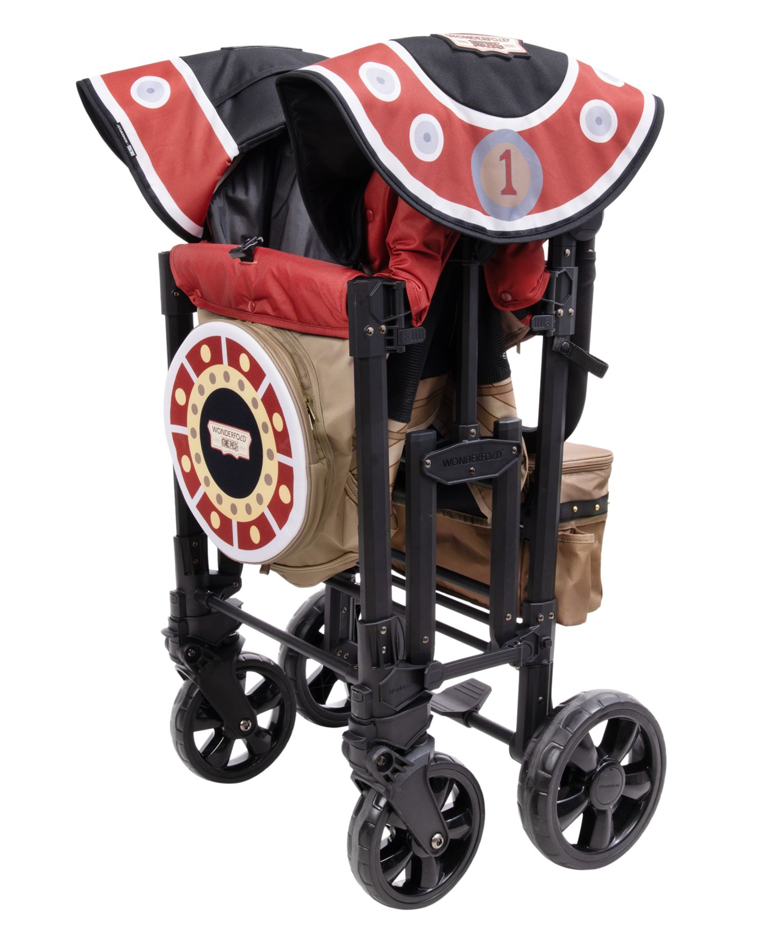 One-Piece Sunny Double Stroller Wagon