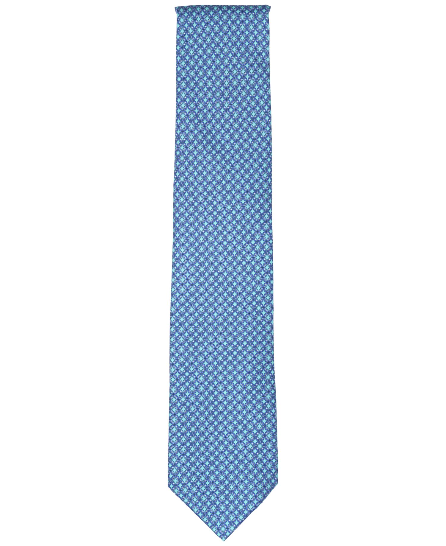 Men's Huntington Geometric Pattern Silk Tie