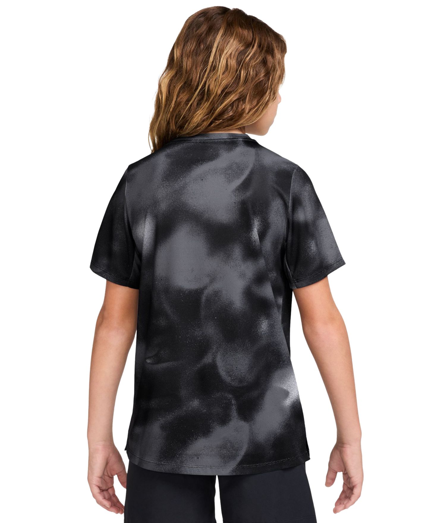 Футболка Nike Boys' 8-18 Dri-FIT Short-Sleeve T-Shirt, цвет: Чёрный — фото 2