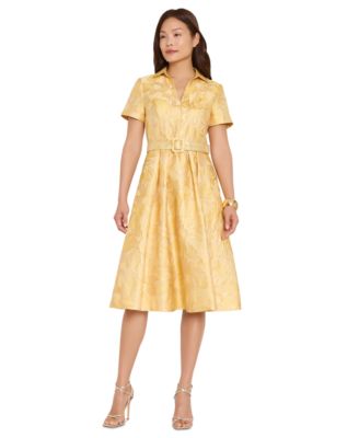 yellow beach wedding guest dresses SUNFLOWER DRESS – VRINDAVAN FASHION main image 1