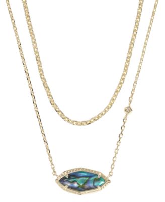 14k Gold-Plated Ophelia Multi-Strand Short Pendant Necklace