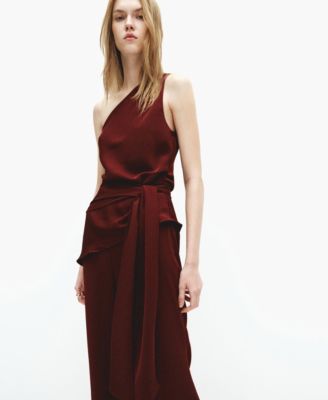 Women's Bow Asymmetrical Jumpsuit