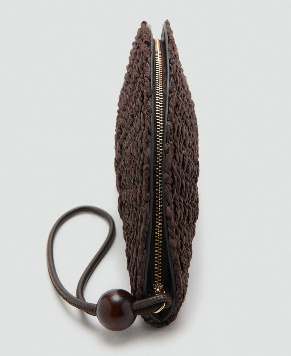 Mango Women's Natural-Fiber Pouch