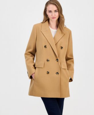 Women's Double-Breasted Peacoat, Created for Macy's