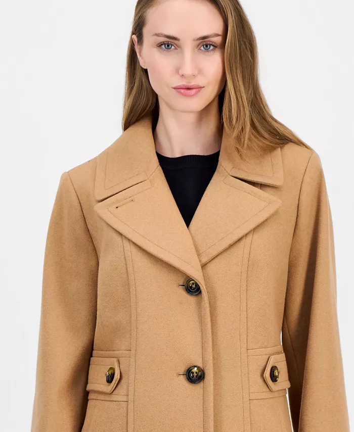 Women's Single-Breasted Peacoat, Created for Macy's - thumbnail 6