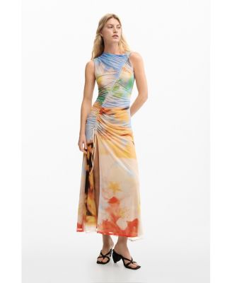 Women's Draped long dress