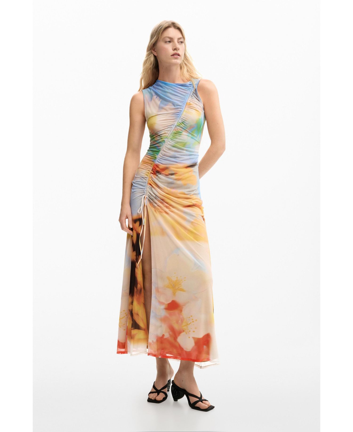 Women's Draped long dress