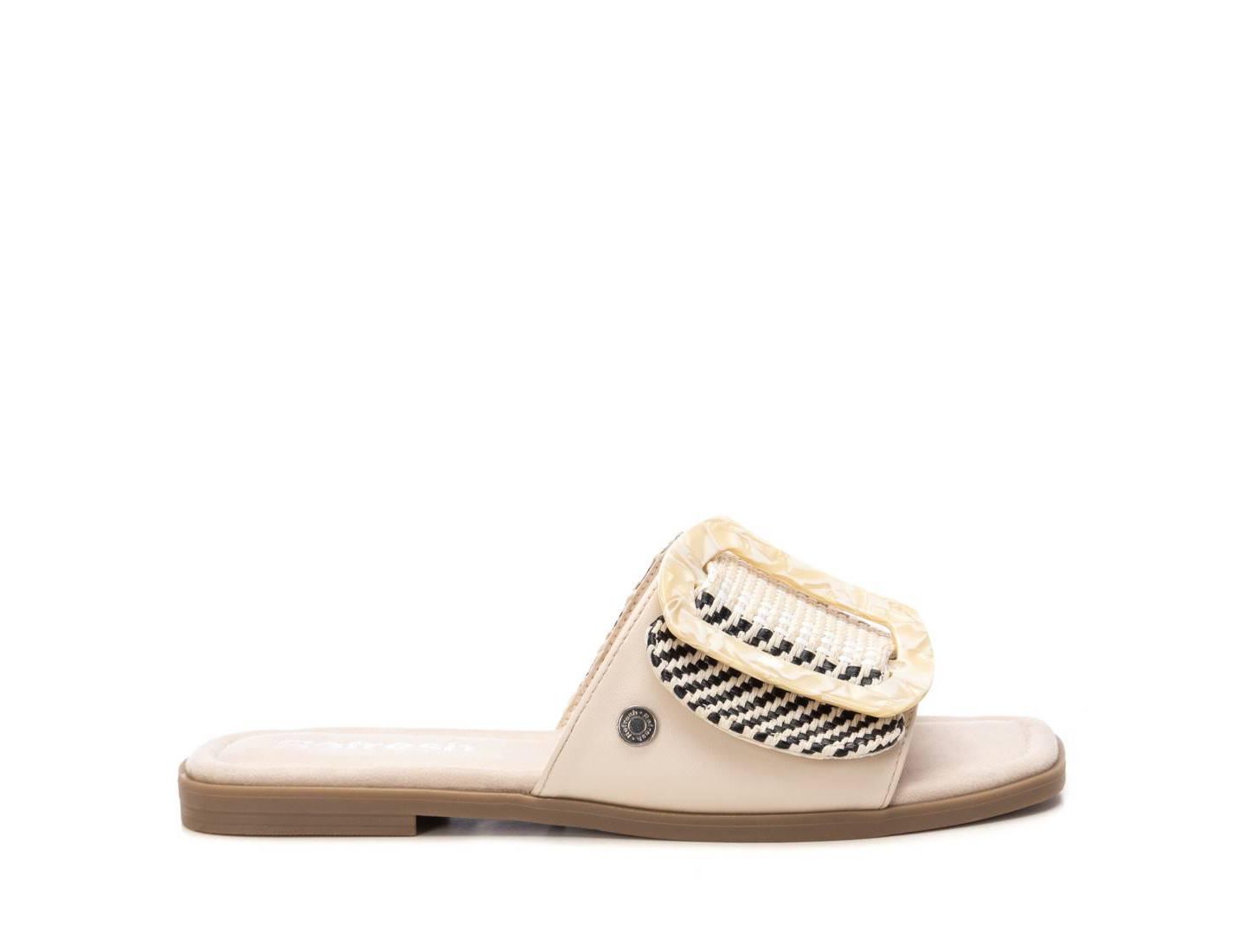 Женские сандалии XTI Refresh Slip On Flat, цвет: Бежевый — фото 2