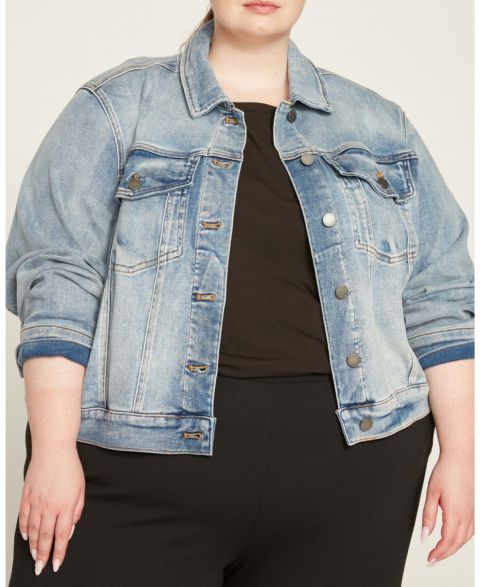 Женские куртки Universal Standard Plus Size Kelsey Denim Jacket