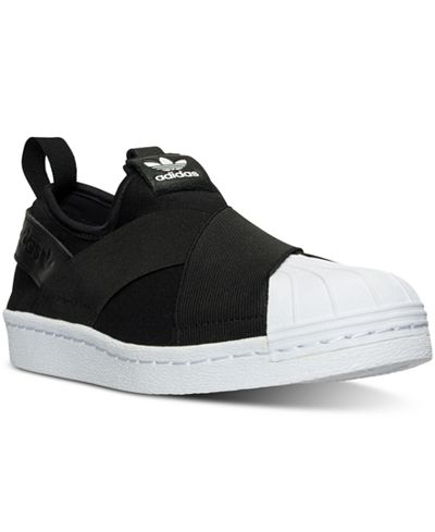 adidas Women's Superstar Slip-On Casual Sneakers from Finish Line - Finish Line Athletic 