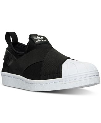 adidas Women's Superstar Slip-On Casual Sneakers from Finish Line ...