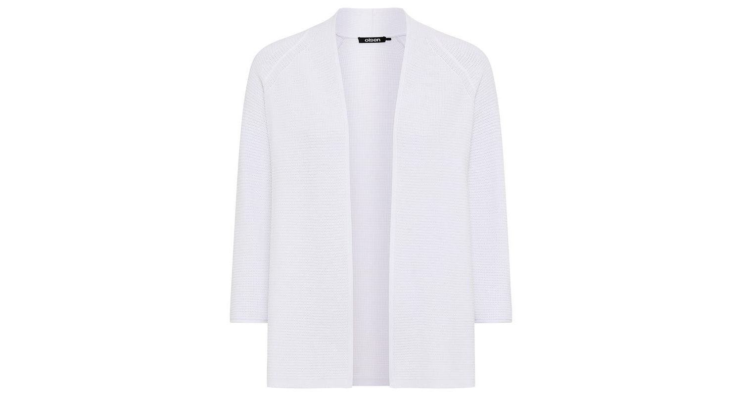 Women's Rib Knit Open Front Cardigan