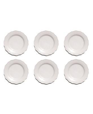 Scallop NewWave Melamine Salad Plates, Set of 6