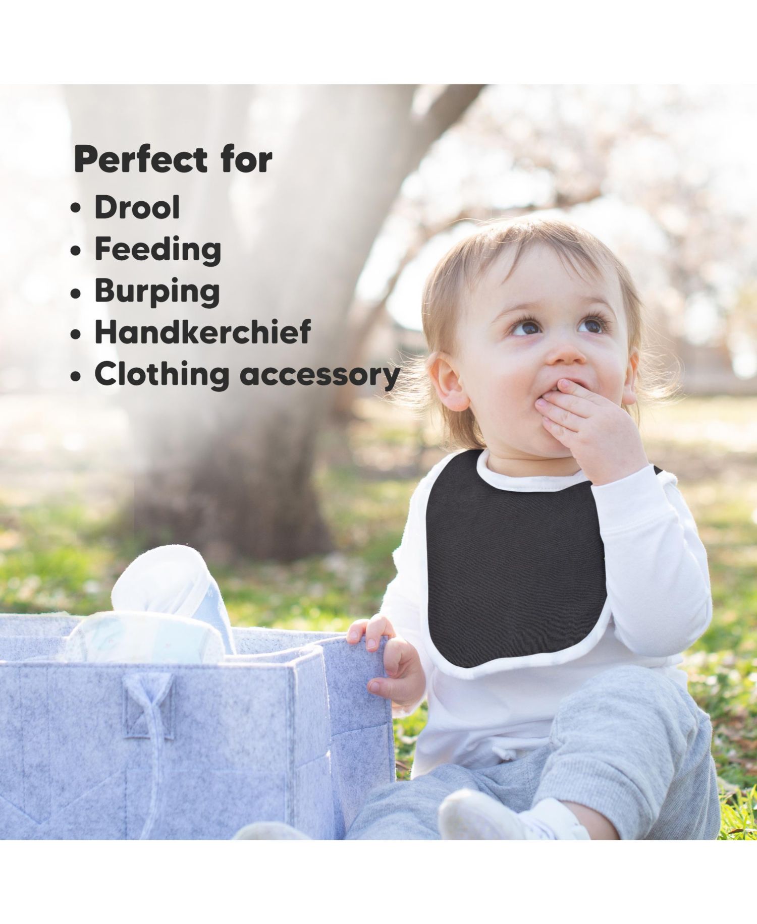 8pk Baby Bibs for Boy, Baby Drool Bib for Baby Boys and Girls, Infant Teething Bibs