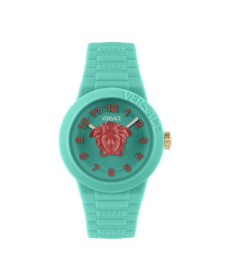 Kid's V-Pop Teal Silicone Strap Watch 34mm