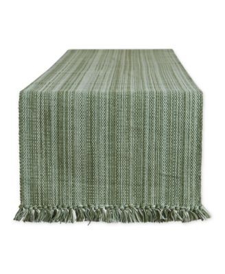 Variegated Fringe Table Runner, 13" x 72"