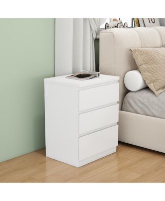 19.7 3-Drawer Nightstand/Side Table