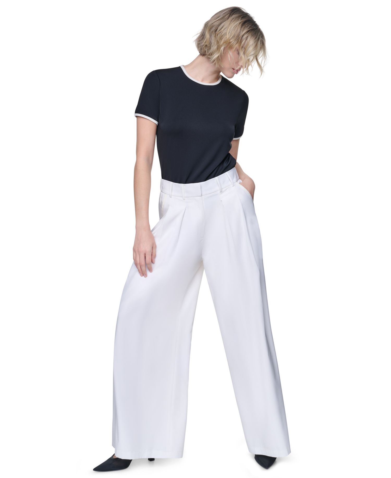 Women's Every Day Stretch Wide-Leg Pants