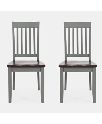 Decatur Lane Farmhouse Solid Wood Dining Chair (Set of 2)