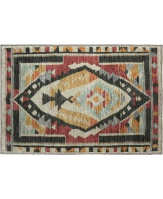 Mayfield Machine Washable AMF1916 1'8"x2'6" Area Rug